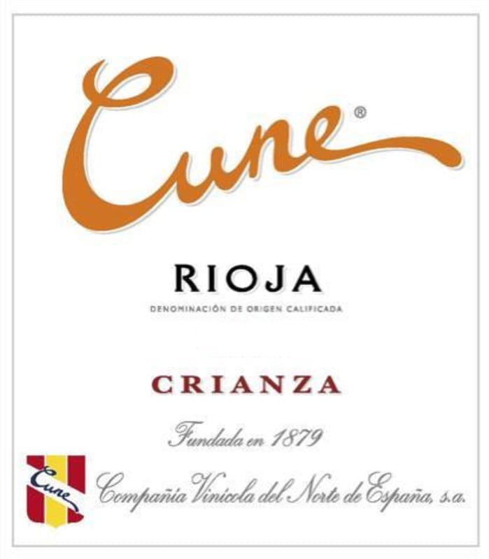 CVNE Rioja Crianza 2010 Front Label