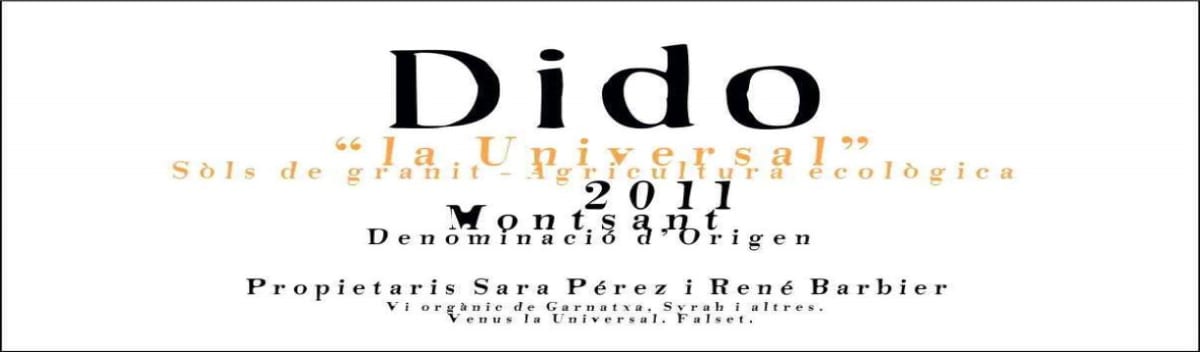 Venus La Universal Dido Red Blend 2011 Front Label