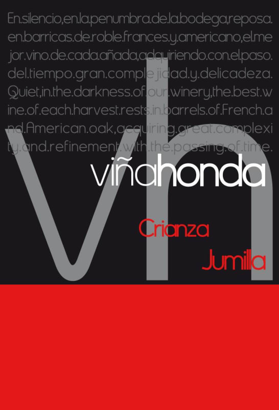Bodegas Silvano Garcia Vina Honda Crianza 2012 Front Label