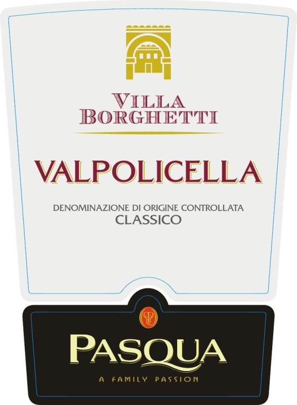 Pasqua Valpolicella Classico Villa Borghetti 2013 Front Label