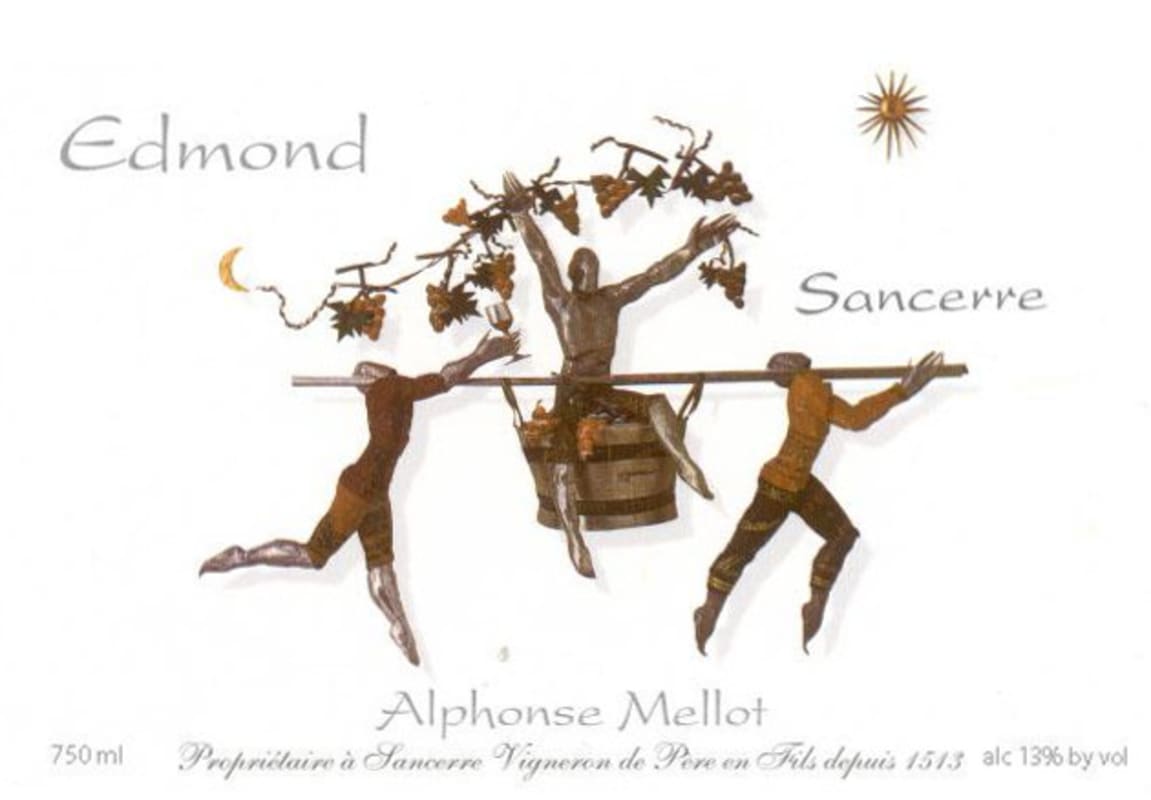 Alphonse Mellot Edmond Sancerre Blanc 2005 Front Label