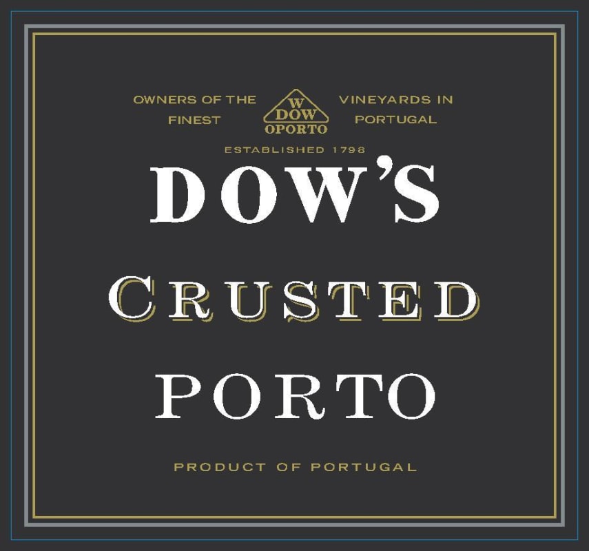 Dow's Crusted Port 2003 Front Label