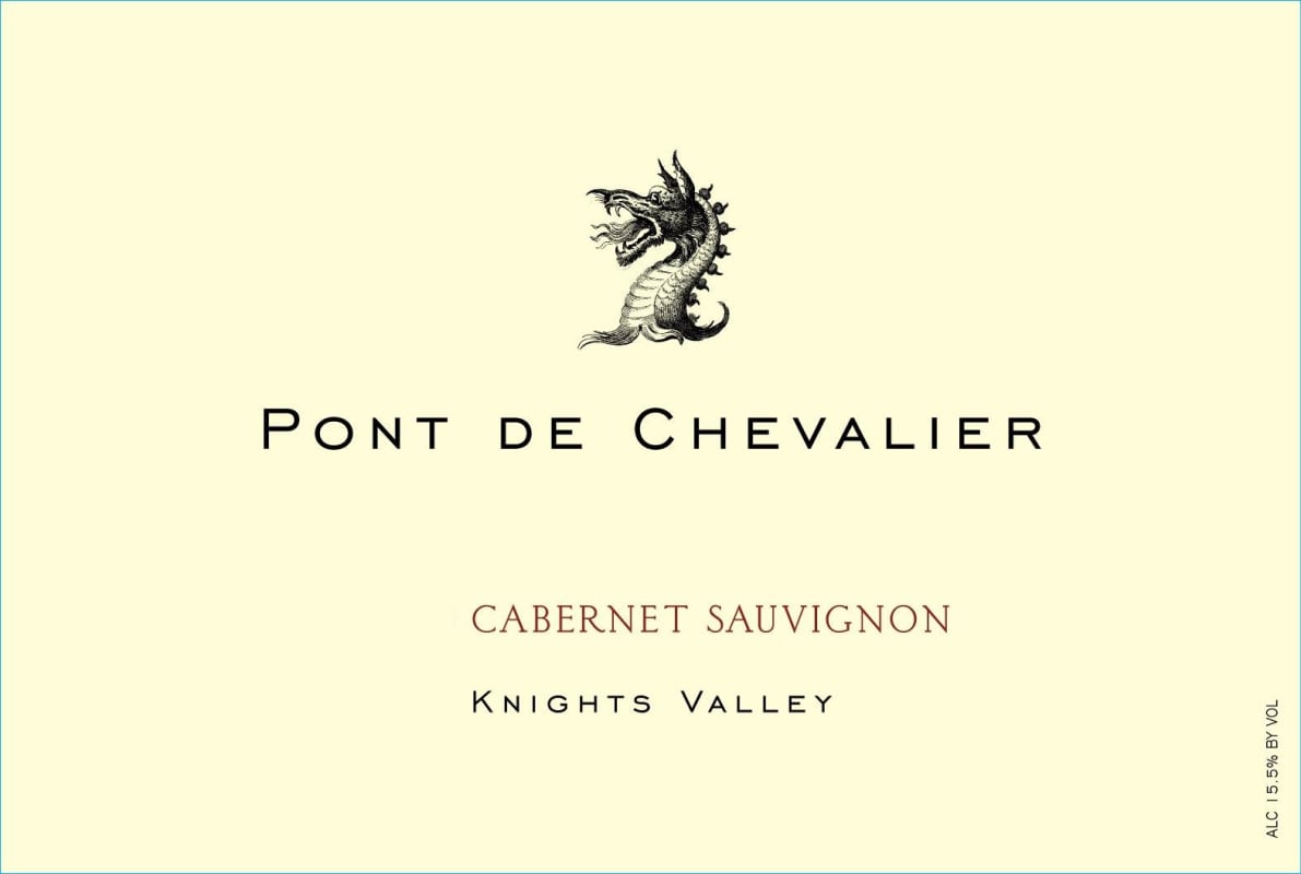 Pont de Chevalier Knights Valley Cabernet Sauvignon 2007 Front Label