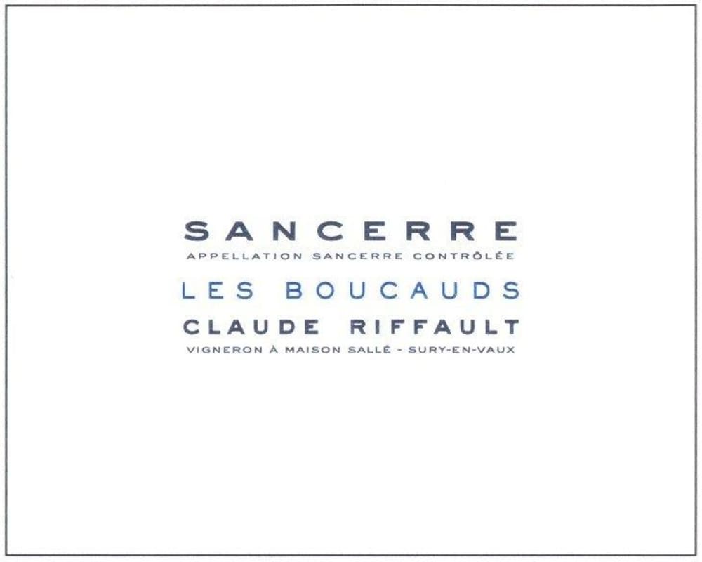 Claude Riffault Sancerre Les Boucauds 2014 Front Label