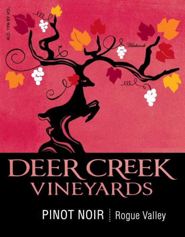 Deer Creek Vineyards Pinot Noir 2014 Front Label