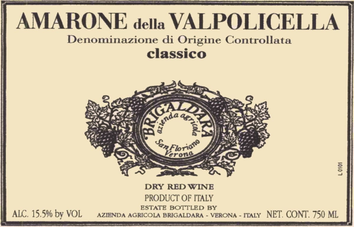 Brigaldara Amarone della Valpolicella Classico 2014 Front Label
