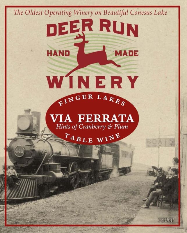 Deer Run Winery Via Ferrata Front Label