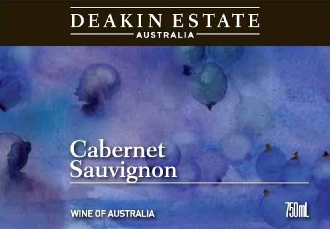 Deakin Estate Cabernet Sauvignon 2010 Front Label