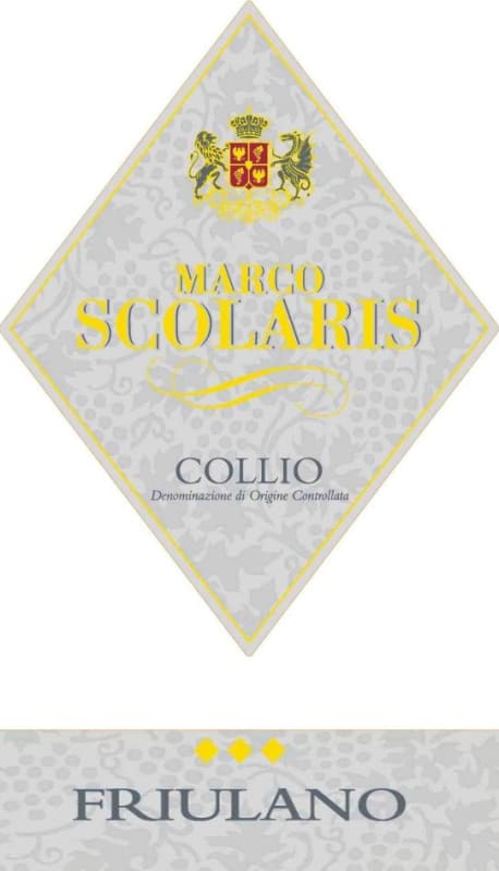Scolaris Vini Collio Friulano 2014 Front Label