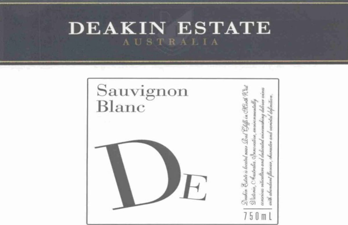 Deakin Estate Sauvignon Blanc 2011 Front Label