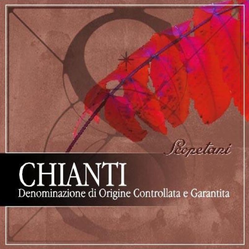 Scopetani Chianti 2014 Front Label