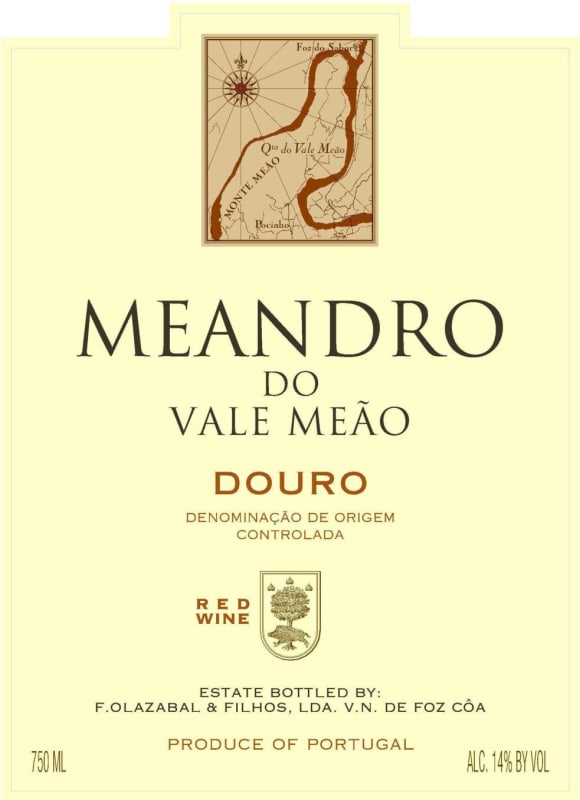 Quinta do Vale Meao Douro Meandro 2011 Front Label