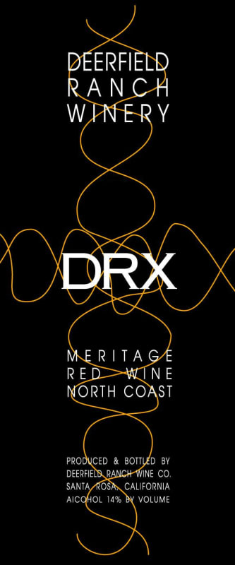 Deerfield Ranch Winery DRX Red 2002 Front Label