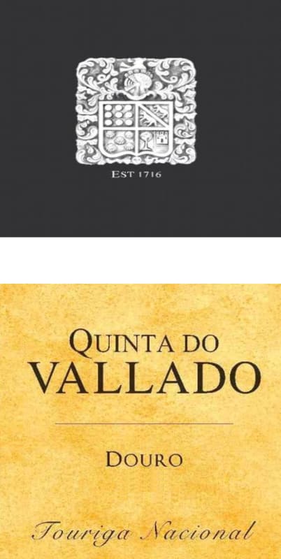 Quinta do Vallado Douro Touriga Nacional 2012 Front Label