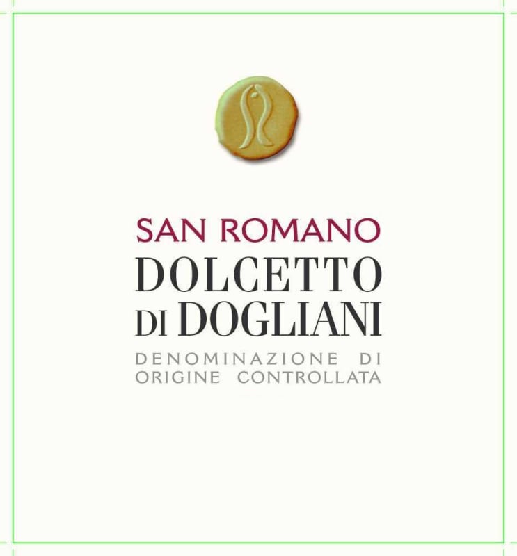 San Romano Dolcetto di Dogliani 2011 Front Label