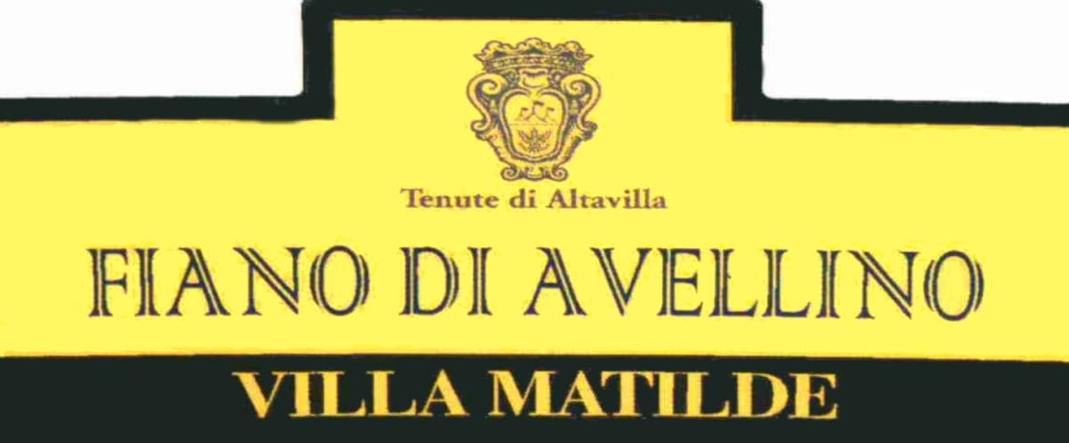 Villa Matilde Fiano di Avellino 2012 Front Label