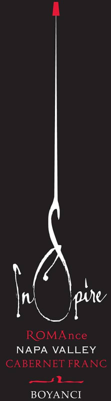 BOYANCI InSpire Romance Cabernet Franc 2011 Front Label