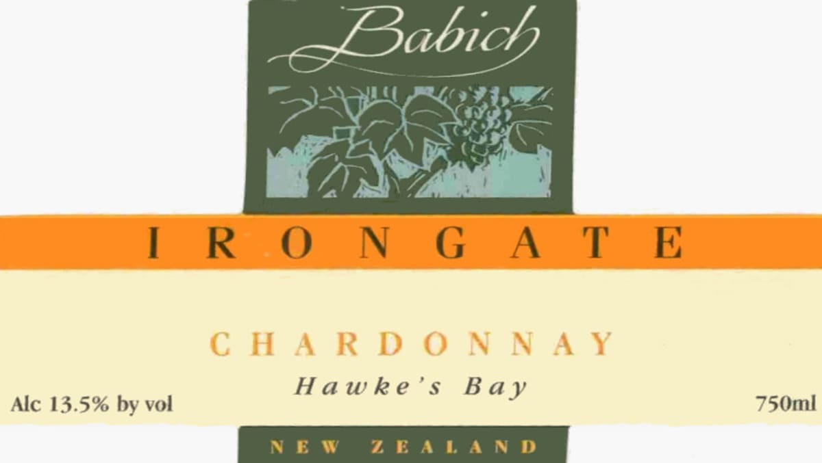 Babich Irongate Chardonnay 2011 Front Label