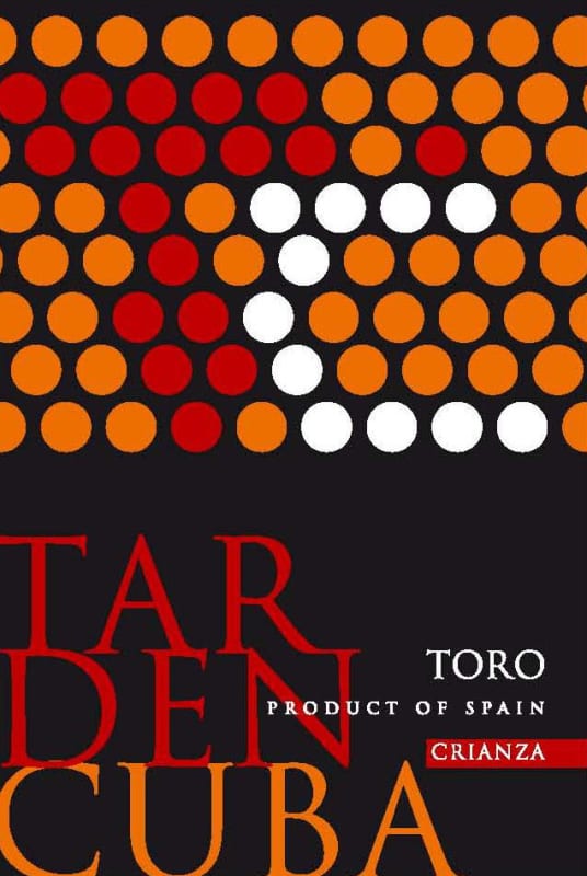 Tardencuba Crianza 2010 Front Label