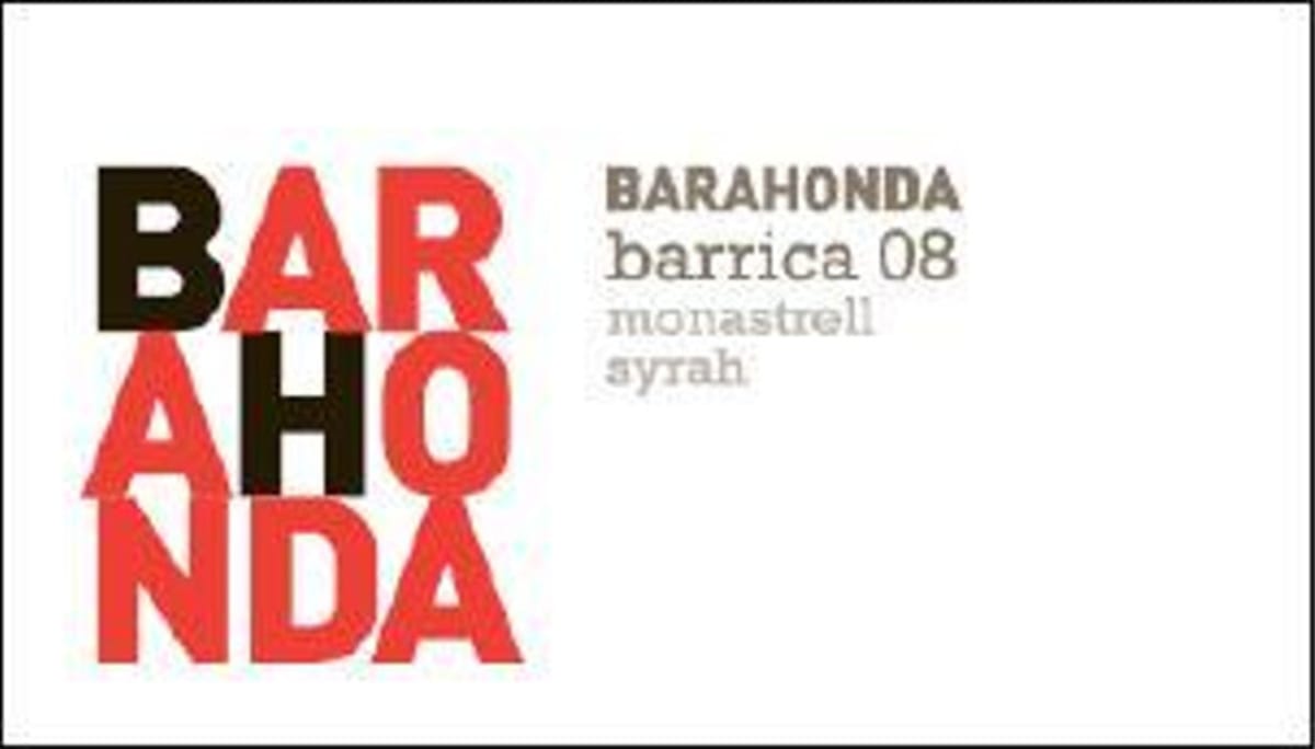 Senorio de Barahonda Barrica Monastrell-Syrah 2008 Front Label