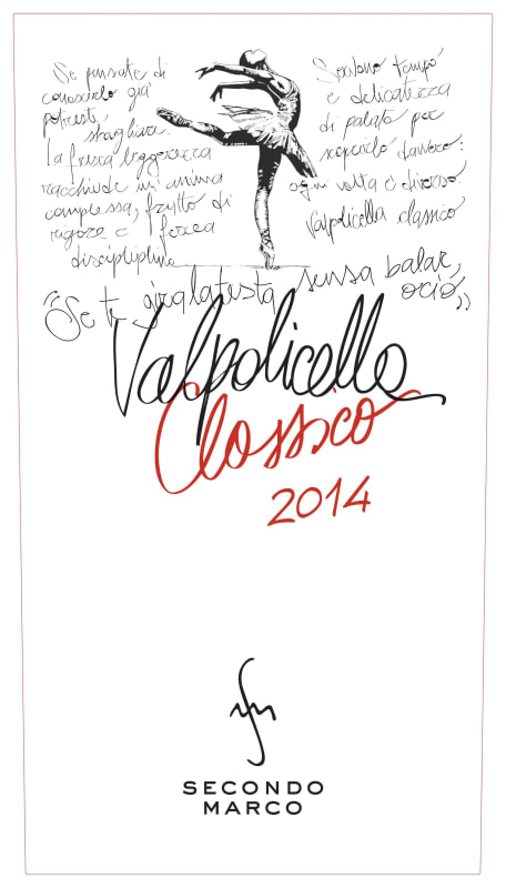 Secondo Marco Azienda Agricola Valpolicella Classico 2014 Front Label