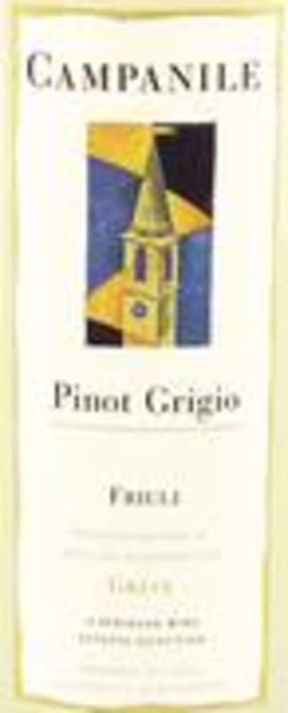 Campanile Pinot Grigio 2000 Front Label