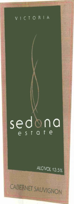 Sedona Estate Cabernet Sauvignon 2006 Front Label