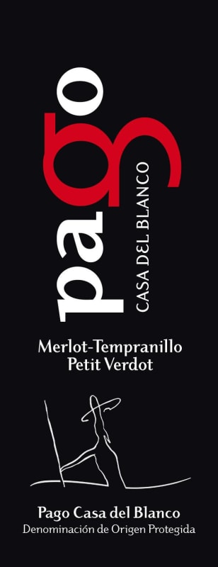 Pago Casa del Blanco Quixote Merlot Tempranillo Petite Verdot 2010 Front Label