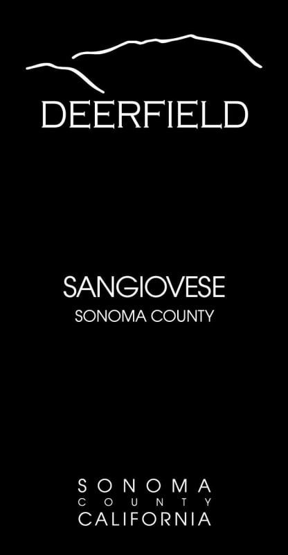 Deerfield Ranch Winery Sangiovese 2012 Front Label