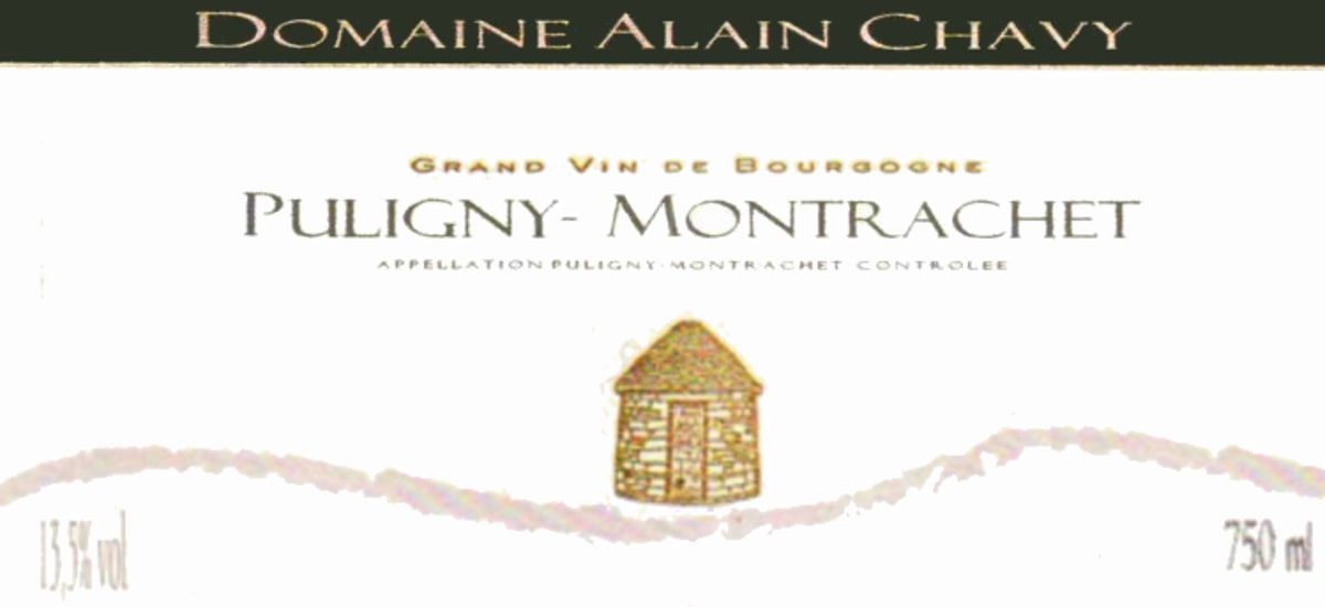 Alain Chavy Puligny-Montrachet 2008 Front Label