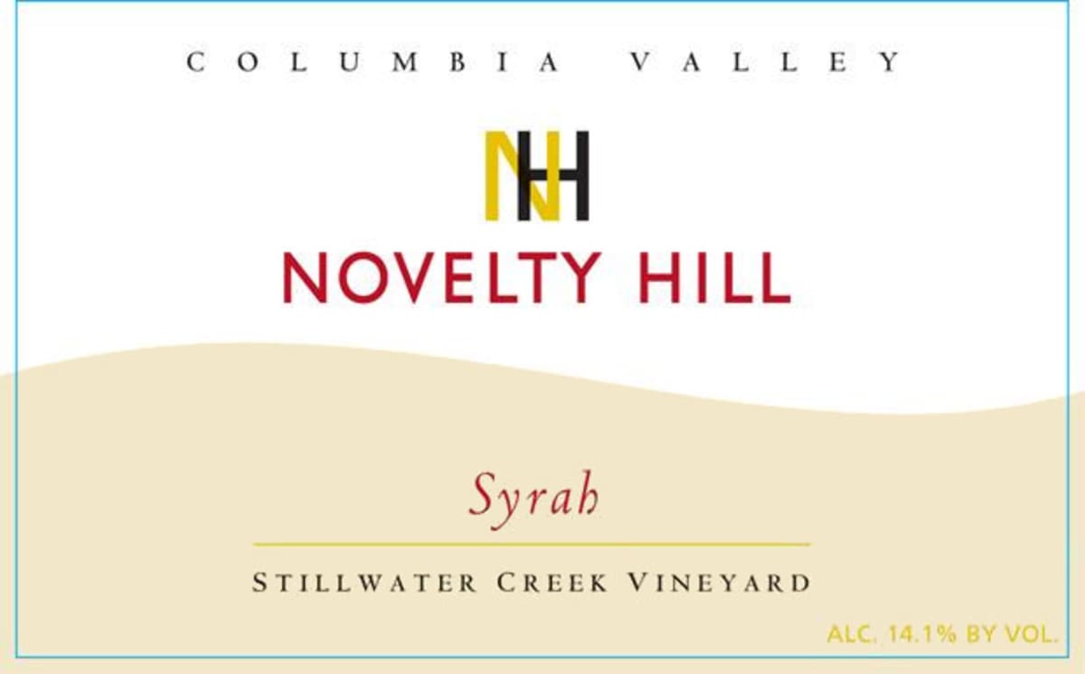 Novelty Hill Stillwater Creek Vineyard Syrah 2011 Front Label