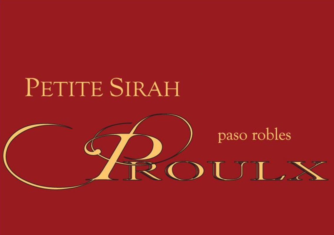 Proulx Wines Petite Sirah 2010 Front Label
