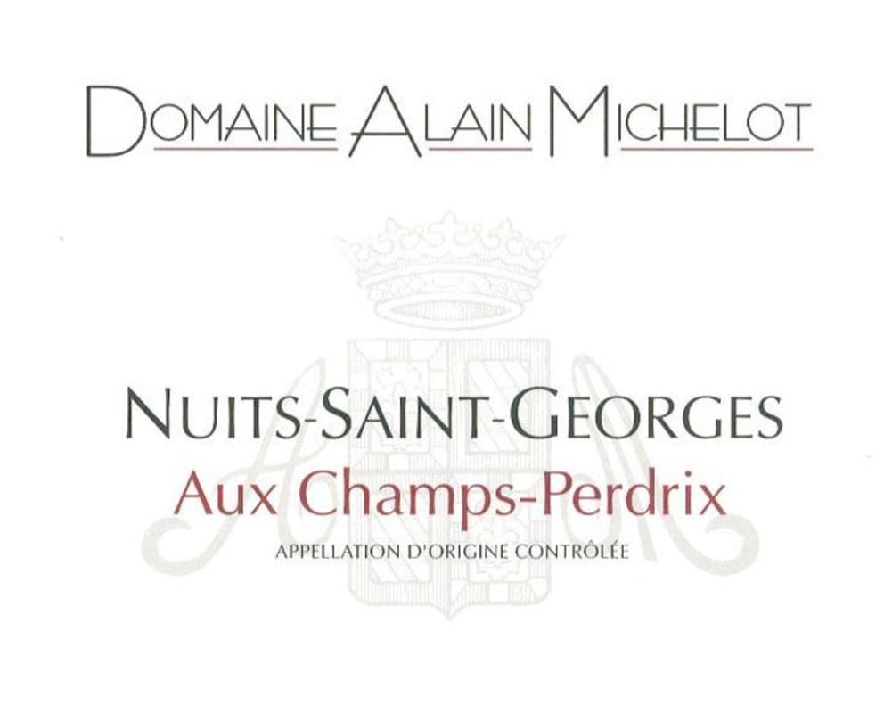 Alain Michelot Nuits-Saint-Georges Aux Champ-Perdrix Premier Cru 2010 Front Label
