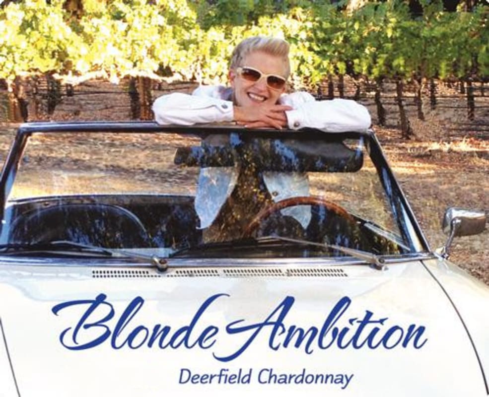 Deerfield Ranch Winery Blond Ambition Chardonnay 2012 Front Label
