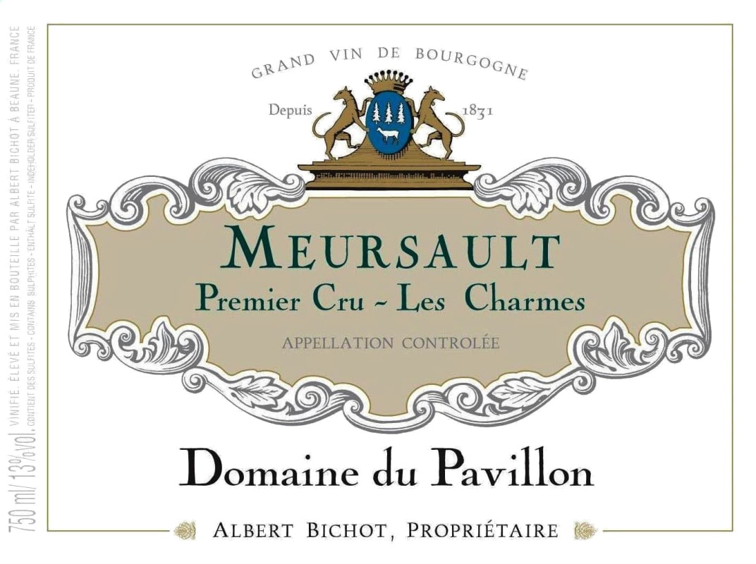 Albert Bichot Meursault Les Charmes Premier Cru 2014 Front Label