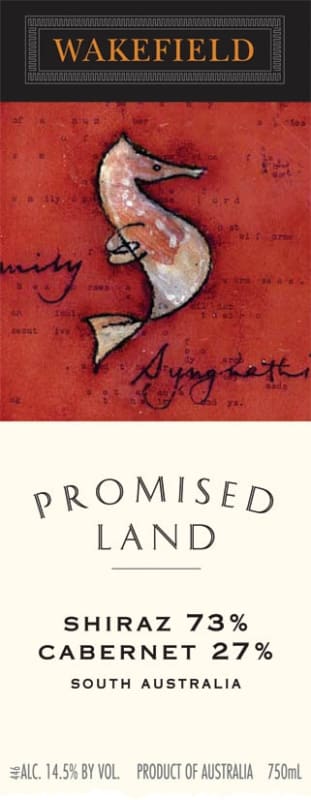 Taylors Wines Promised Land Shiraz Cabernet 2010 Front Label