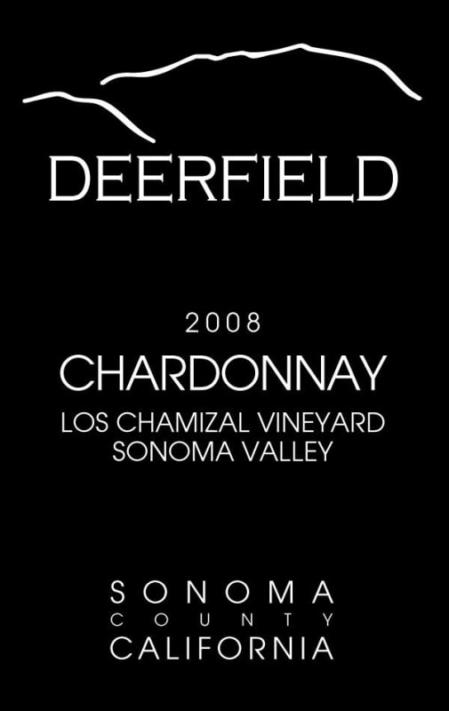 Deerfield Ranch Winery Los Chamizal Vineyard Chardonnay 2008 Front Label