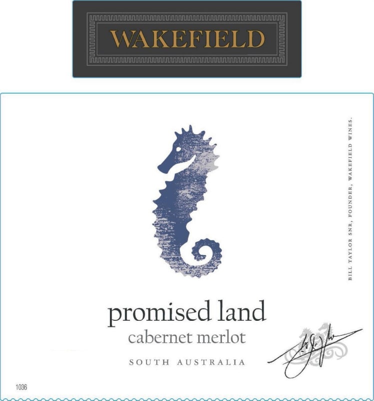 Taylors Wines Promised Land Cabernet Merlot 2015 Front Label