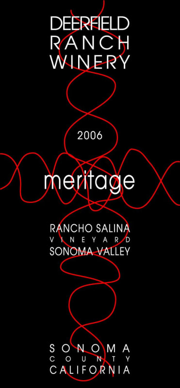 Deerfield Ranch Winery Rancho Salina Vineyard Meritage 2006 Front Label