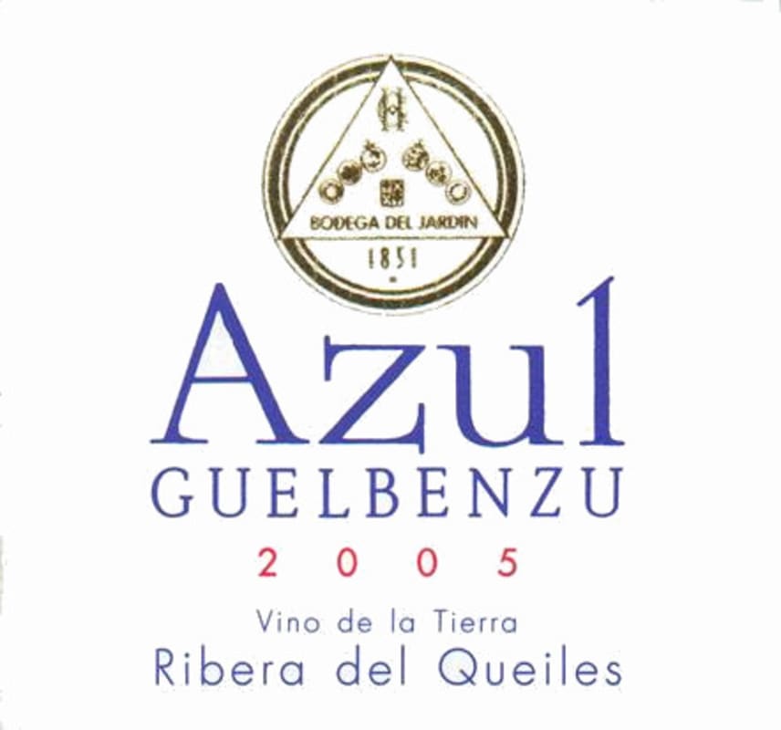 Guelbenzu Azul 2005 Front Label