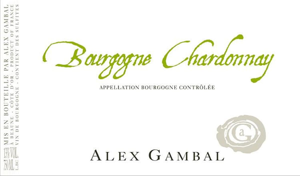 Alex Gambal Bourgogne Chardonnay 2011 Front Label