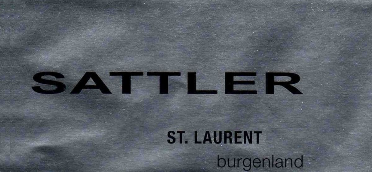 Sattler St. Laurent 2010 Front Label