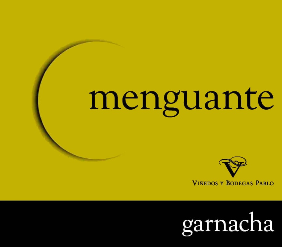Vinedos Y Bodegas Pablo Menguante Garnacha 2012 Front Label
