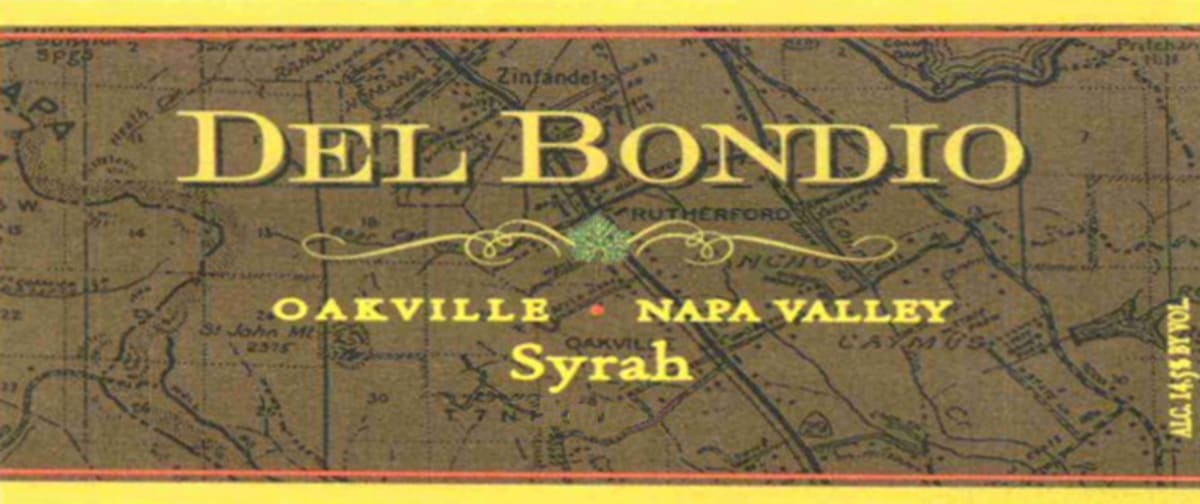 Del Bondio Wine Company Syrah 2006 Front Label