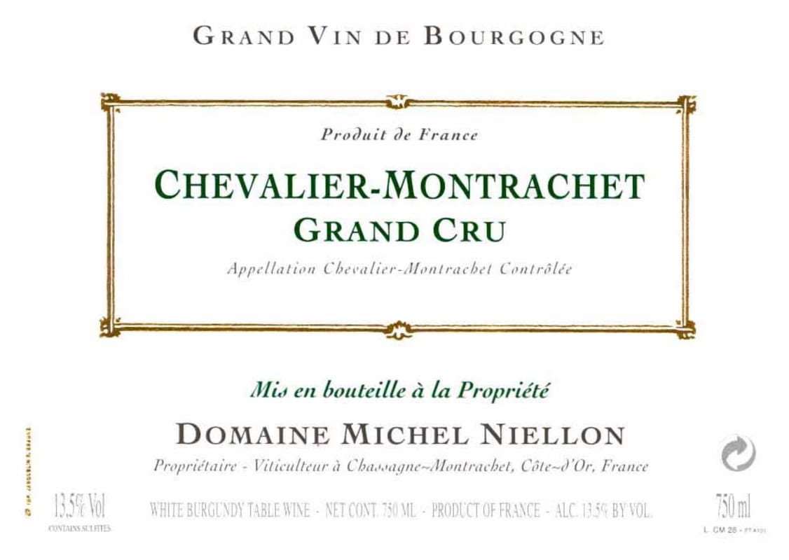 Domaine Michel Niellon Chevalier-Montrachet Grand Cru 2009 Front Label