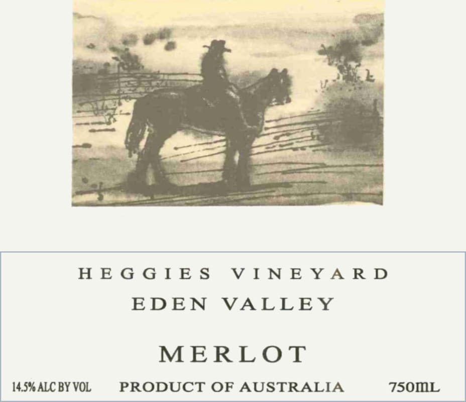 Heggies Merlot 2008 Front Label