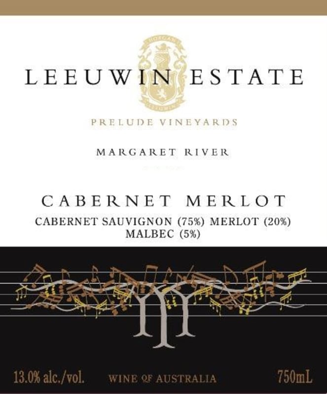 Leeuwin Estate Prelude Vineyard Cabernet Merlot 2010 Front Label