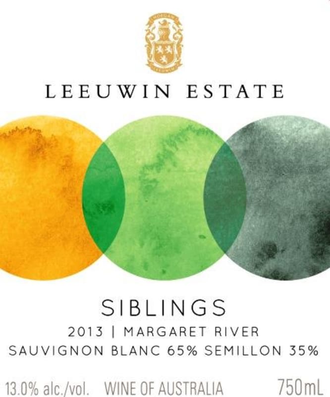 Leeuwin Estate Siblings Sauvignon Blanc Semillon 2013 Front Label