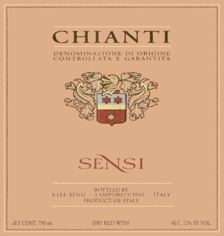 Sensi Vigne e Vini Chianti 2005 Front Label