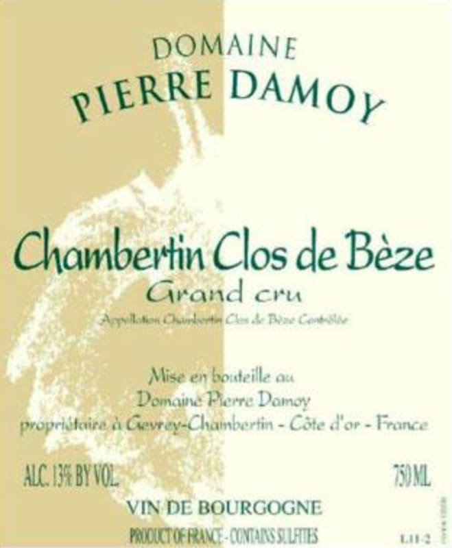 Pierre Damoy Chambertin Clos de Beze Grand Cru 2013 Front Label